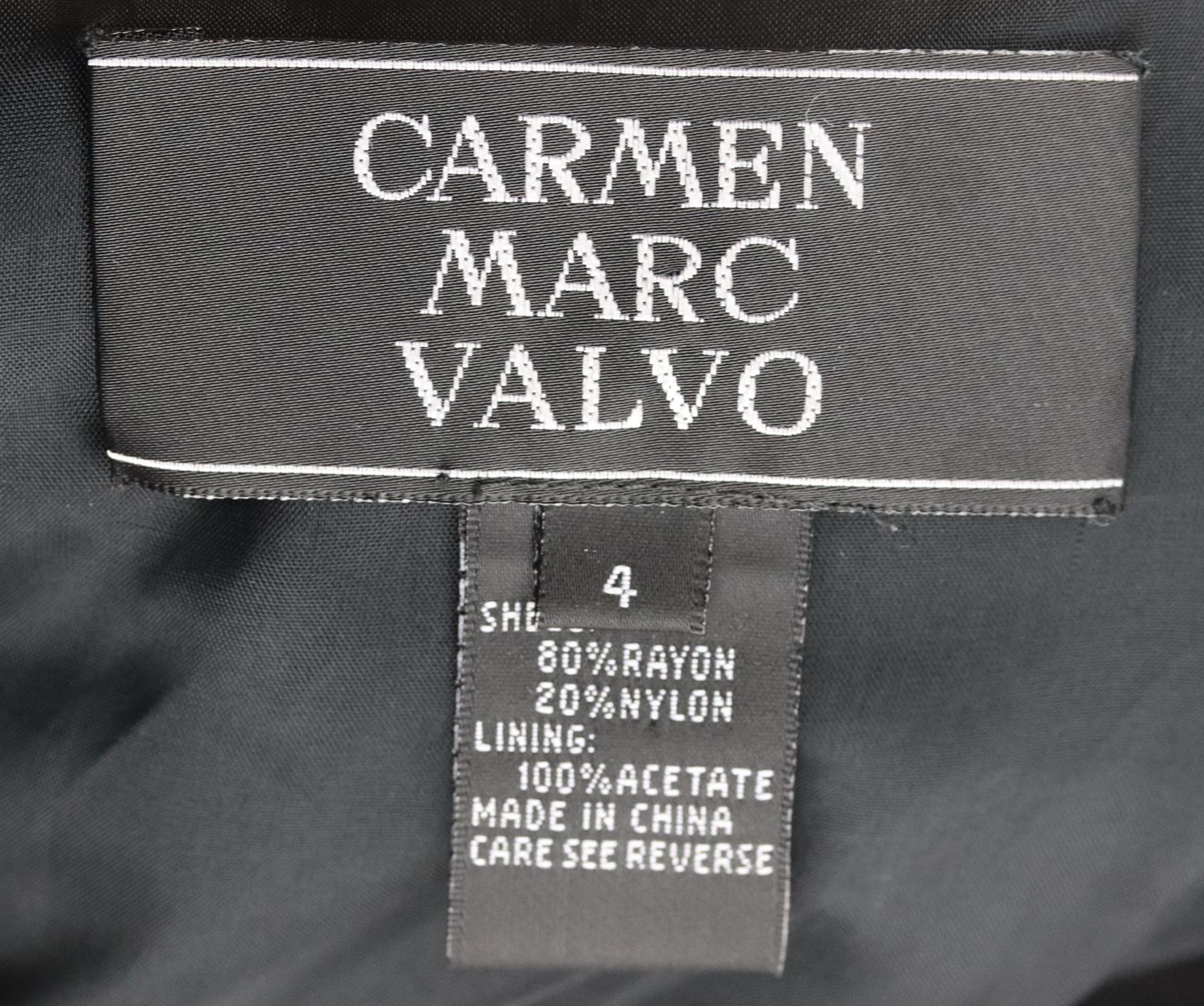 Carmen Marc Valvo - Set di pantaloni in pizzo impreziositi vintage US 4 UK 8 In condizioni ottime a London, GB