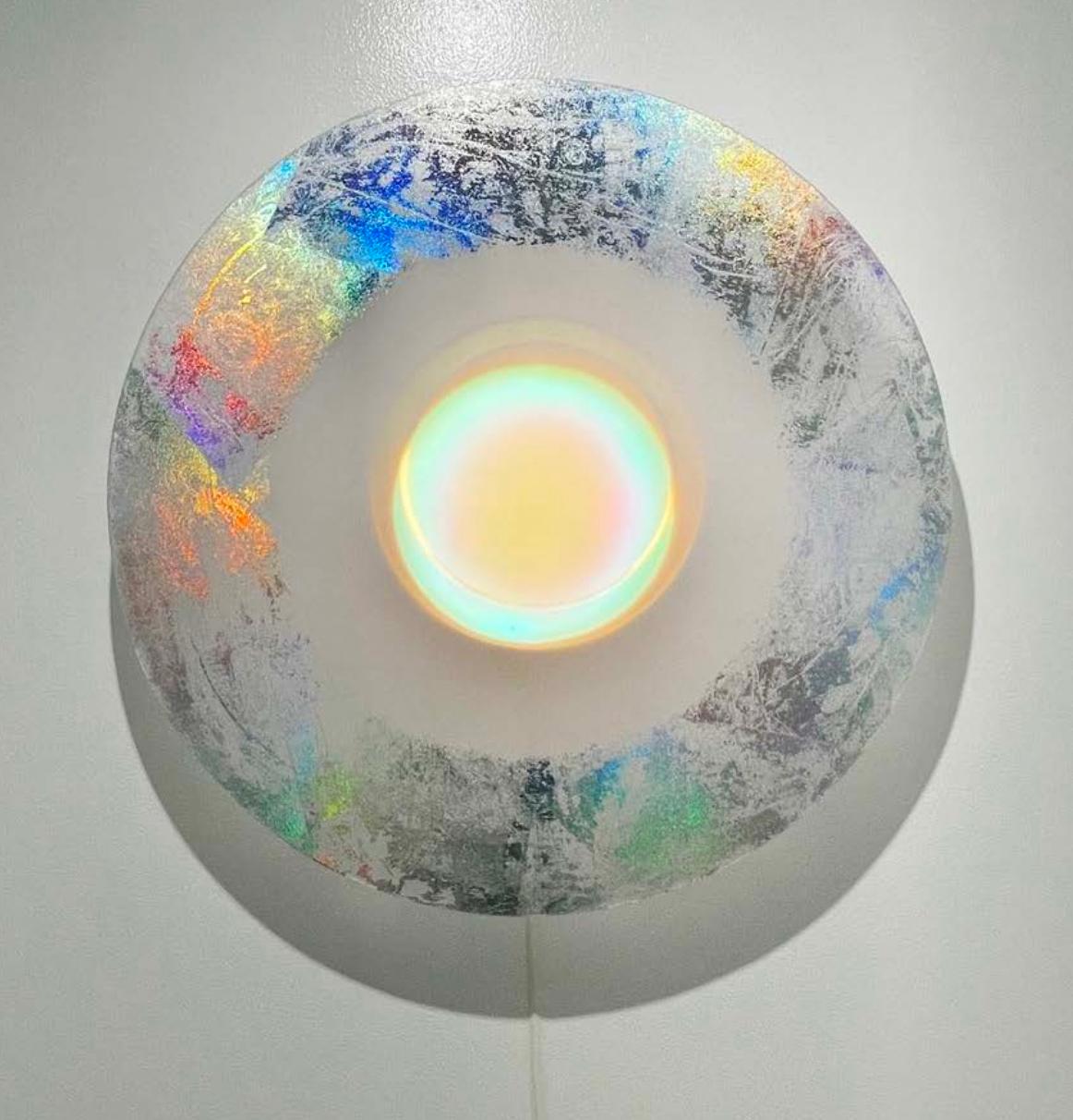 Carmen Menza Abstract Sculpture - Opaline Sun