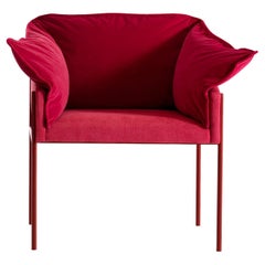 Carmen Red Armchair by Angeletti Ruzza