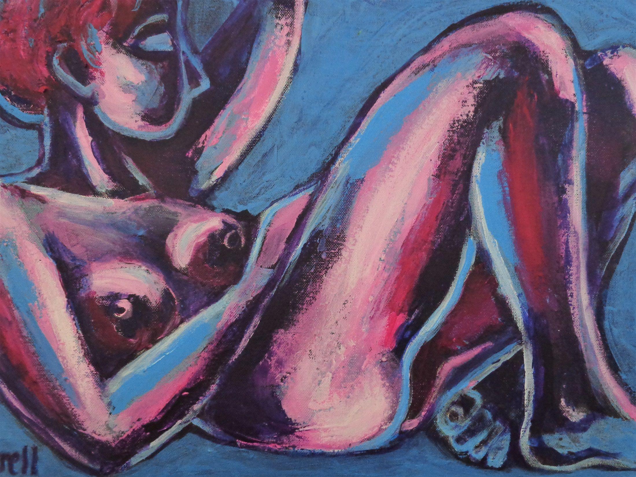 Dreaming 1, Painting, Acrylic on Canvas im Angebot 1