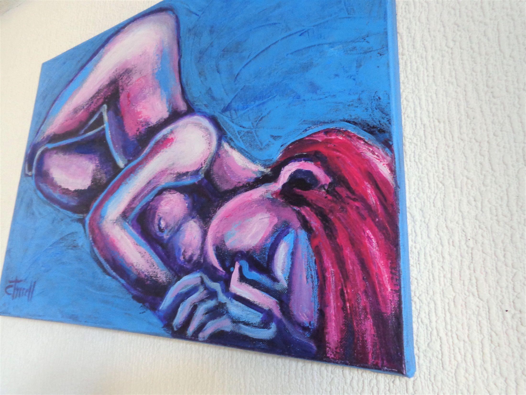 Dreaming 2, Painting, Acrylic on Canvas For Sale 3