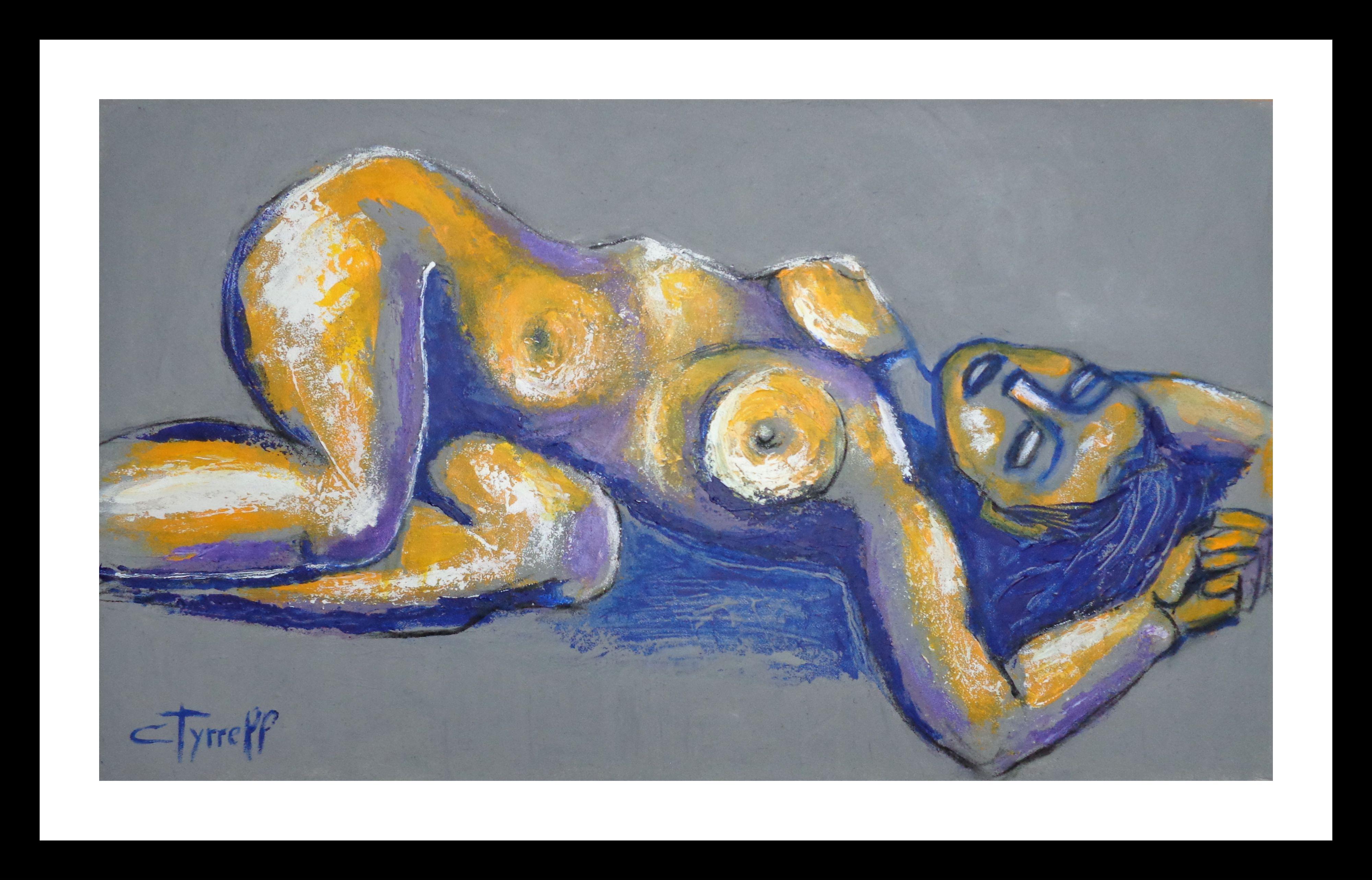 erotic acrylic painting