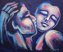 Lovers - Love And Comfort 3, Painting, Acrylic on Canvas