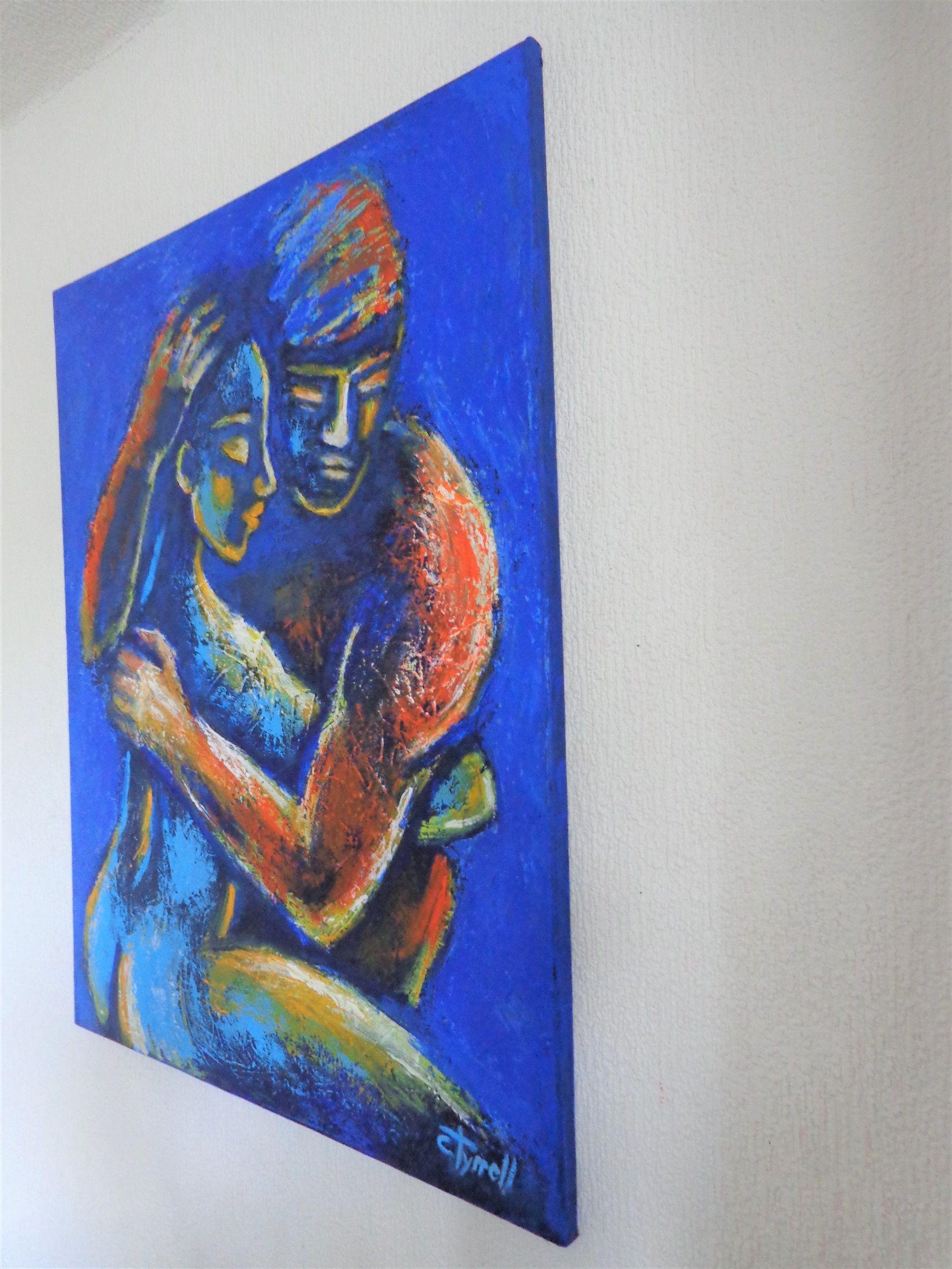 Lovers - Night Of Passion 10, Painting, Acrylic on Canvas For Sale 2