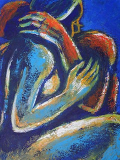 Lovers - Night Of Passion 9, Painting, Acrylic on Canvas