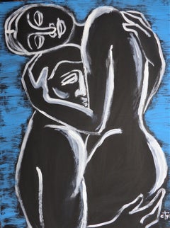 Lovers - Pure Love 4, Painting, Acrylic on Paper