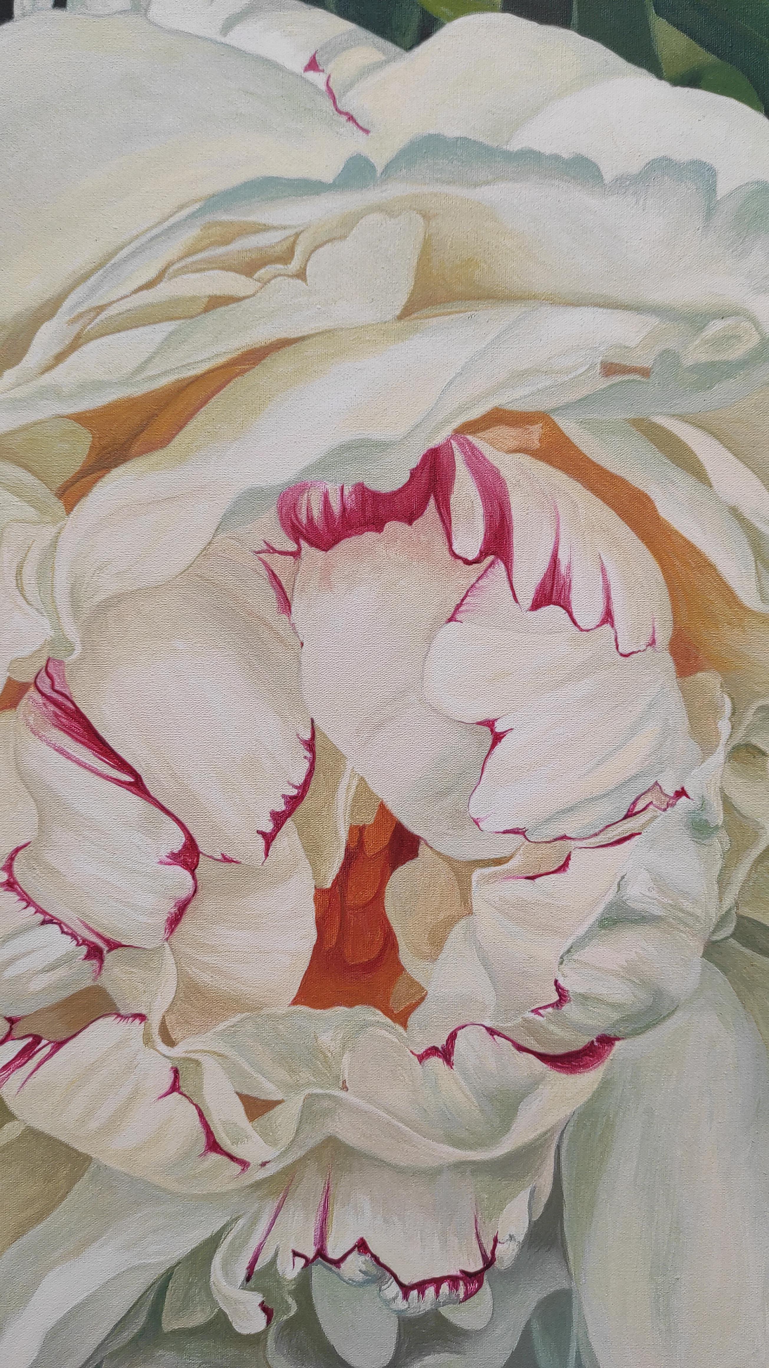 Réalisme, figuratif, fleurs, couleurs pastel
