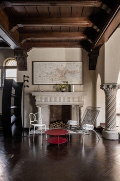 Mesa Baja Carmina Redonda 82x70x43 Borgoña By Driade