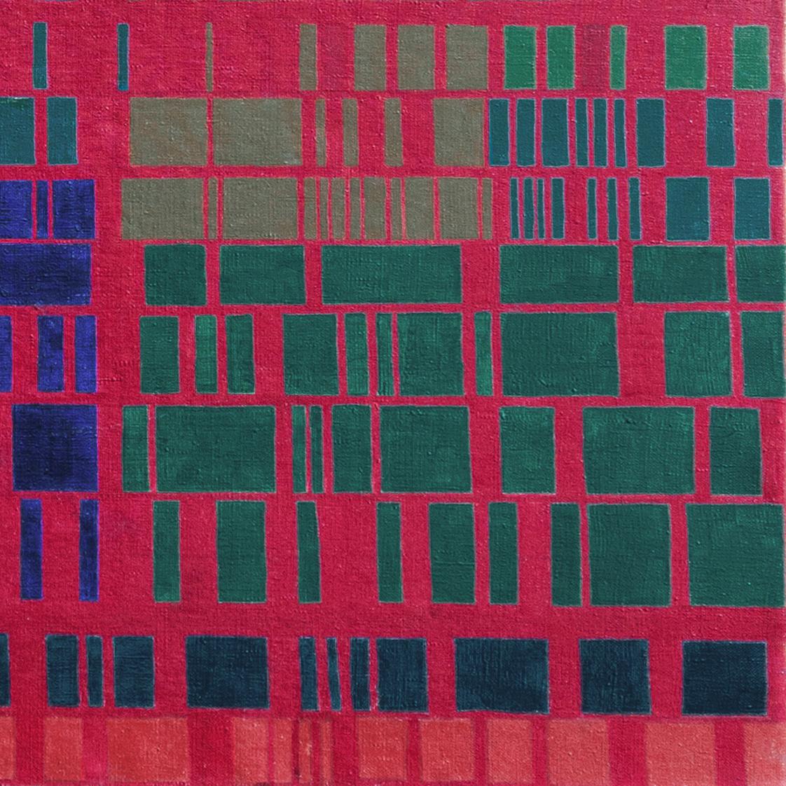 'Abstract in Red', Brasil, Biennale di São Paulo, MoMA Resende, New York, Chicago - Painting Astratto di Carmélio Rodrigues Cruz