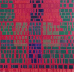 Vintage 'Abstract in Red', Brasil, São Paulo Bienniale, MoMA Resende, New York, Chicago