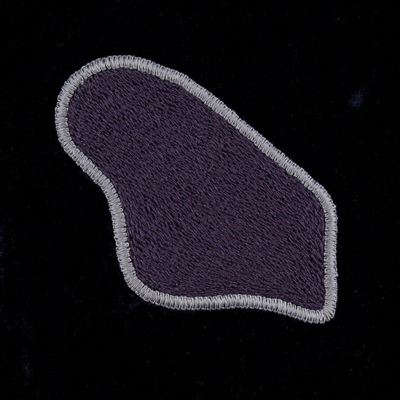 Carmo, Hand Embroidered Silk Velvet Cushion 2