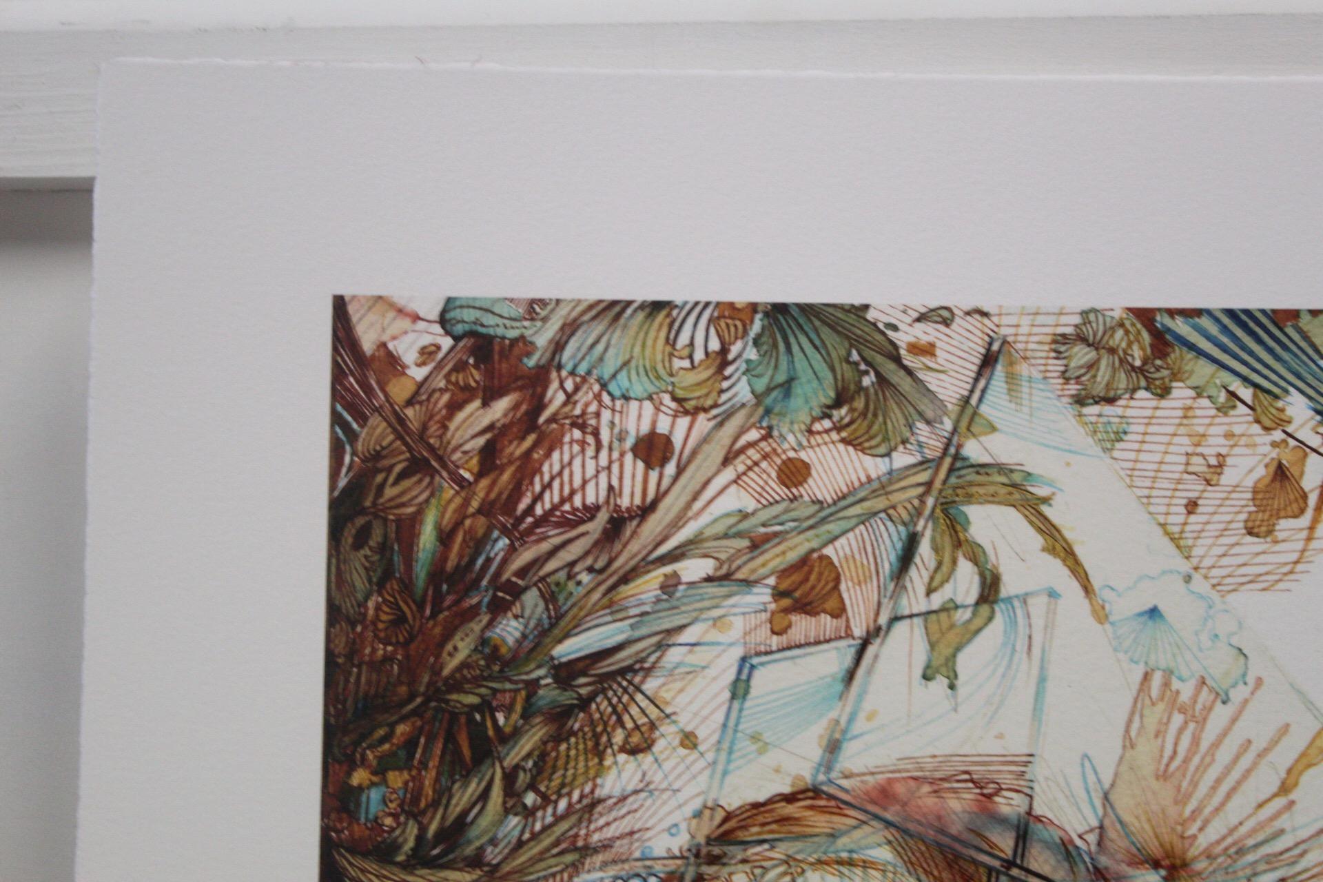 Just Out Of Reach, Impresión de edición limitada, Arte figura, Mujer, Abstracto en venta 1