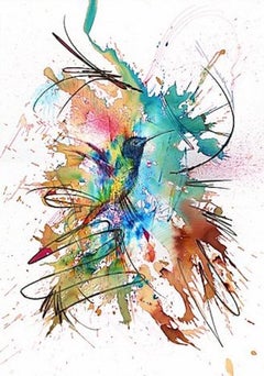Carne Griffiths,  Perfectly Still, Contempoary Art, Affordable Art, Bird Art