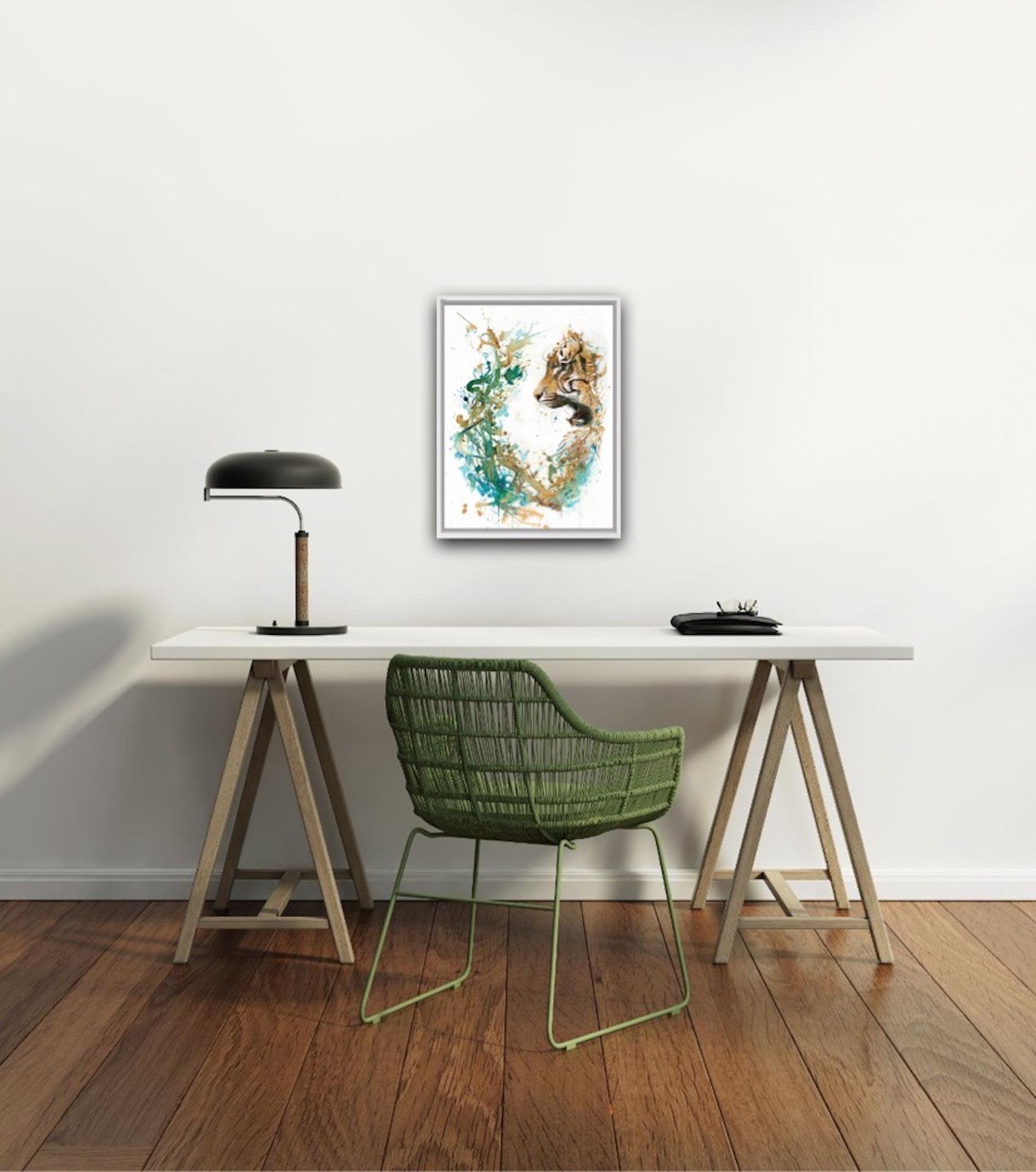 Carne Griffiths, The Tiger Encounter, Limited Edition Print, Tiger Art