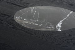 Carnelian Dining Table Oak & Marble Design by Dami, the Netherlands