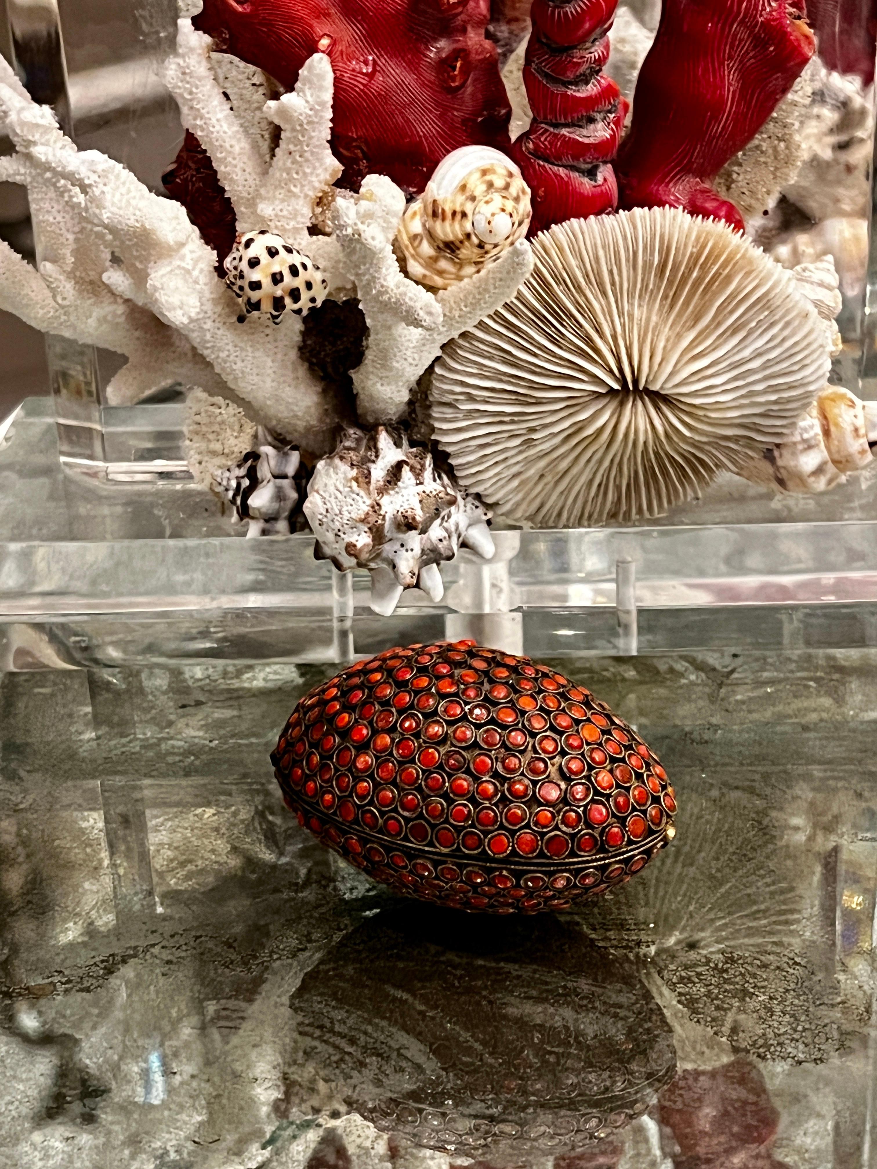 Mid-20th Century Carnelian Egg For Sale