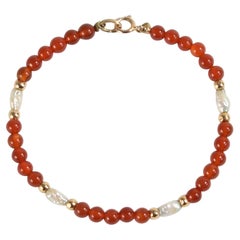 Bracelet de perles de cornaline
