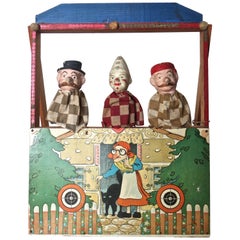 Antique Carnival Ball Tossing Knockdowns, French, circa 1910