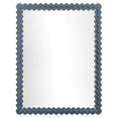 Carnival Chaos Rectangle Mirror in Bachelor Blue