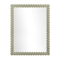Carnival Chaos Rectangle Mirror in Cooking Apple Green