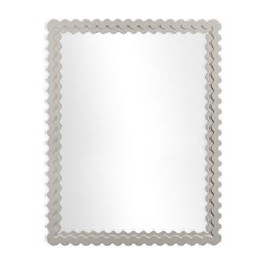 Carnival Chaos Rectangle Mirror in Elephant's Breath