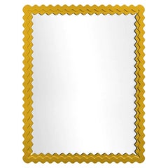 Carnival Chaos Rectangle Mirror in Gold Leaf