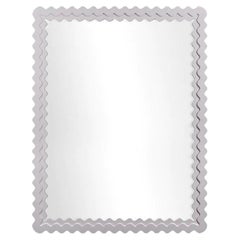 Carnival Chaos Rectangle Mirror in Lite Lavender