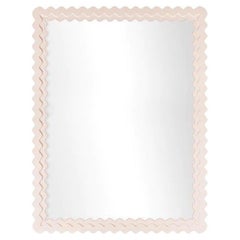 Carnival Chaos Rectangle Mirror in Pink Ground