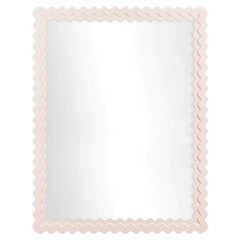 Carnival Chaos Rectangle Mirror in Pink Ground