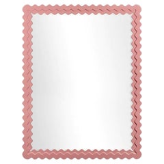 Carnival Chaos Rectangle Mirror in Pink Punch