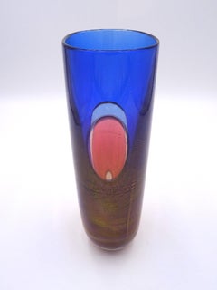 Carnival Collection Murano Glass Vase by Archimede Seguso for Seguso, 1980's
