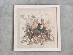 «Composición de carnaval», acuarela y tinta sobre papel, de Tomislav Spasic, Yugoslavia