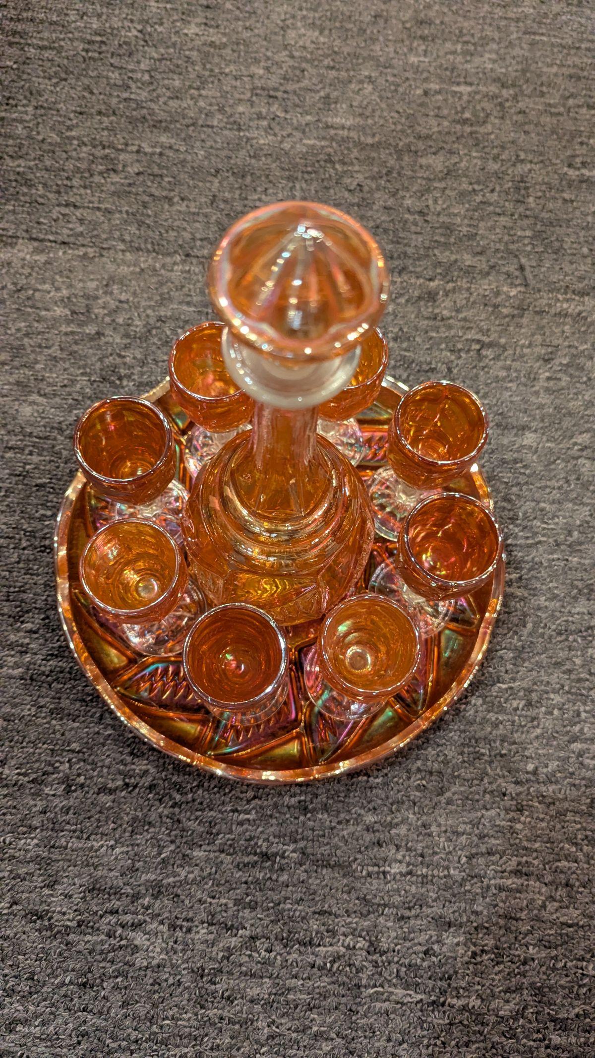 Karneval Glas Dekanter Set im Angebot 3
