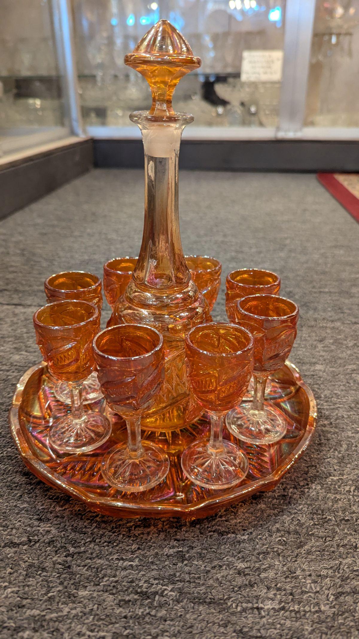 Karneval Glas Dekanter Set im Angebot 4