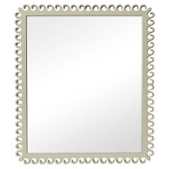 Carnival Gras Rectangle Mirror in Cooking Apple Green