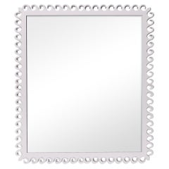 Carnival Gras Rectangle Mirror in Lite Lavender