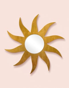 Carnival Jester Circle Mirror in Tortoise