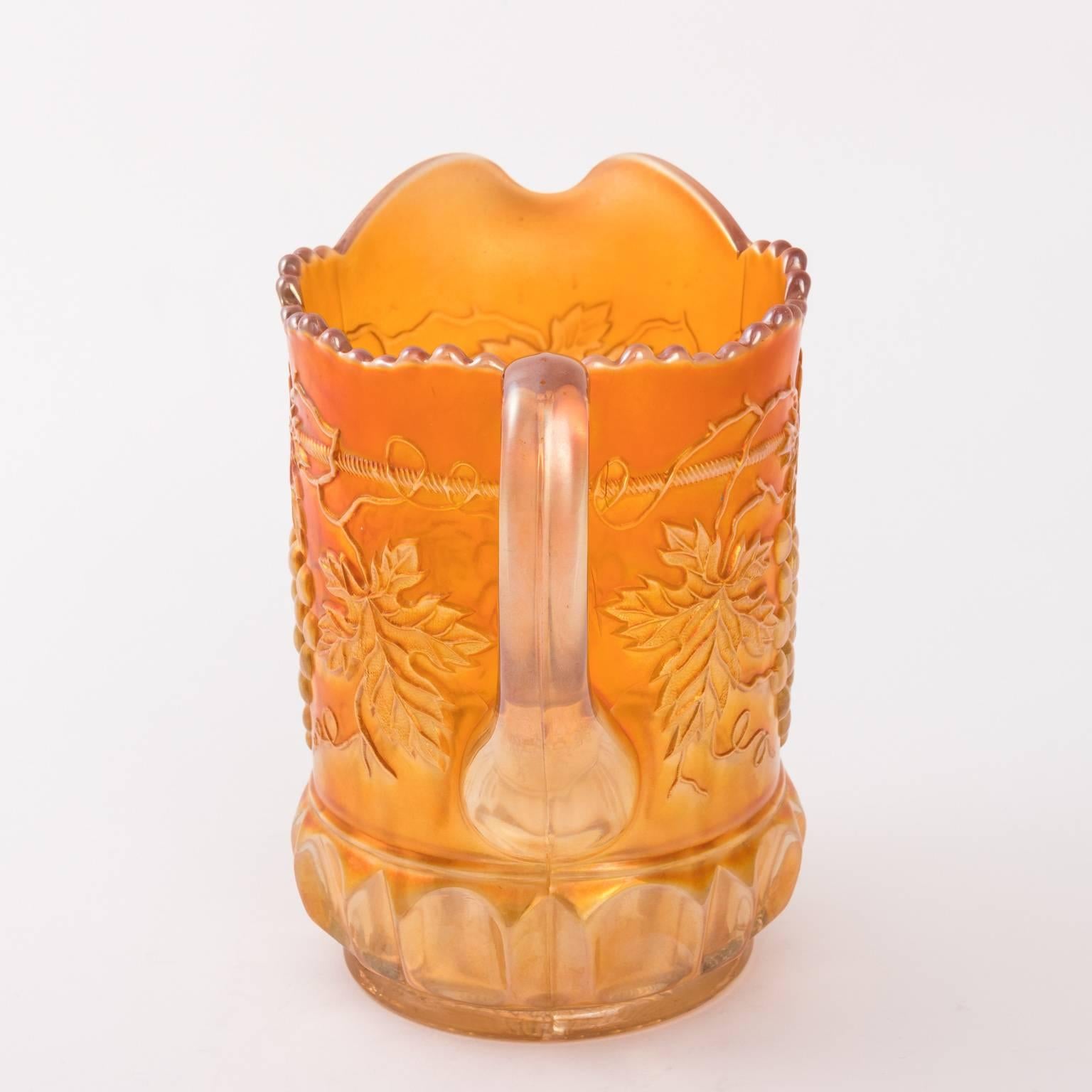 Carnival Lemonade Set Pitcher and Six Tumblers For Sale 3