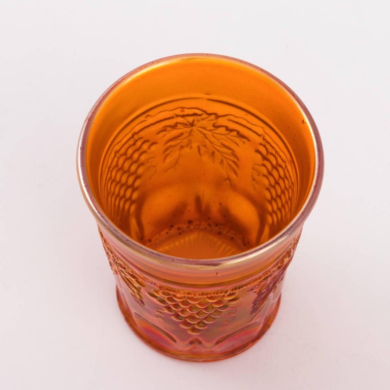 Carnival Lemonade Set Pitcher and Six Tumblers For Sale at 1stDibs