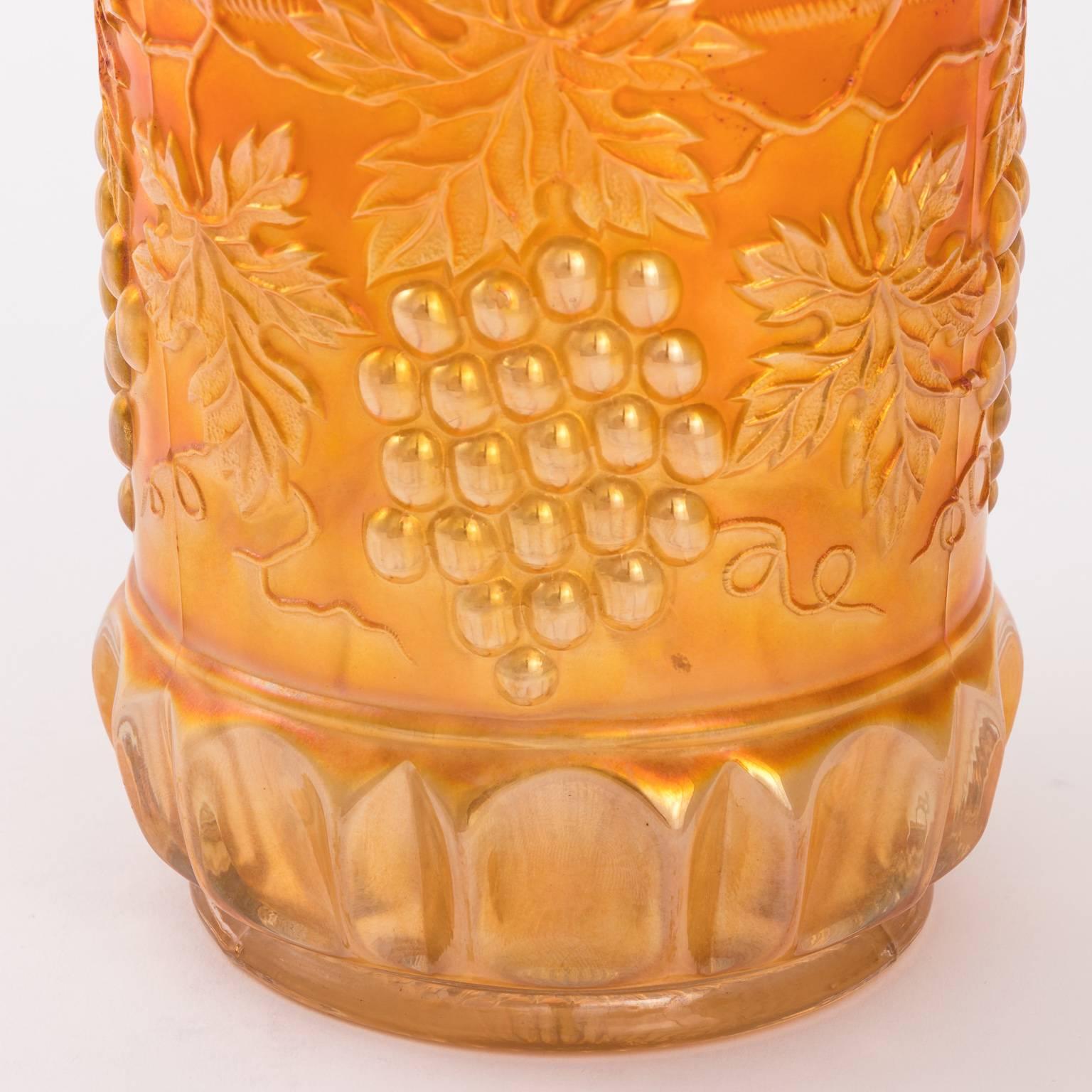 20th Century Carnival Lemonade Set Pitcher and Six Tumblers For Sale