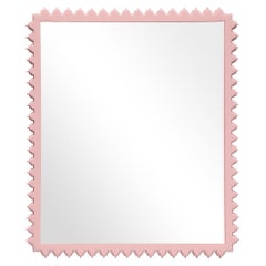 Carnival Muses Rectangle Mirror in Authentic Pink