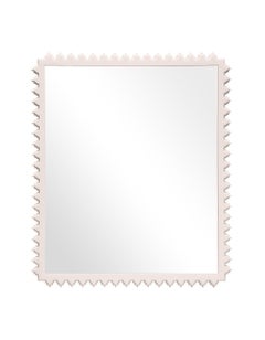 Carnival Muses Rectangle Mirror in Frosted Petal