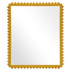 Carnival Muses Rectangle Mirror in Gold Leaf