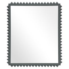 Carnival Muses Rectangle Mirror in Gunmetal