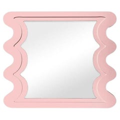 Carnival Mystic Rectangle Mirror in Authentic Pink