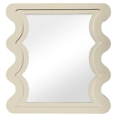 Carnival Mystic Rectangle Mirror in Delaware Putty