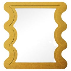 Carnival Mystic Rectangle Mirror in Gold Leaf