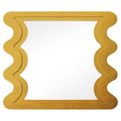 Carnival Mystic Rectangle Mirror in Gold Leaf