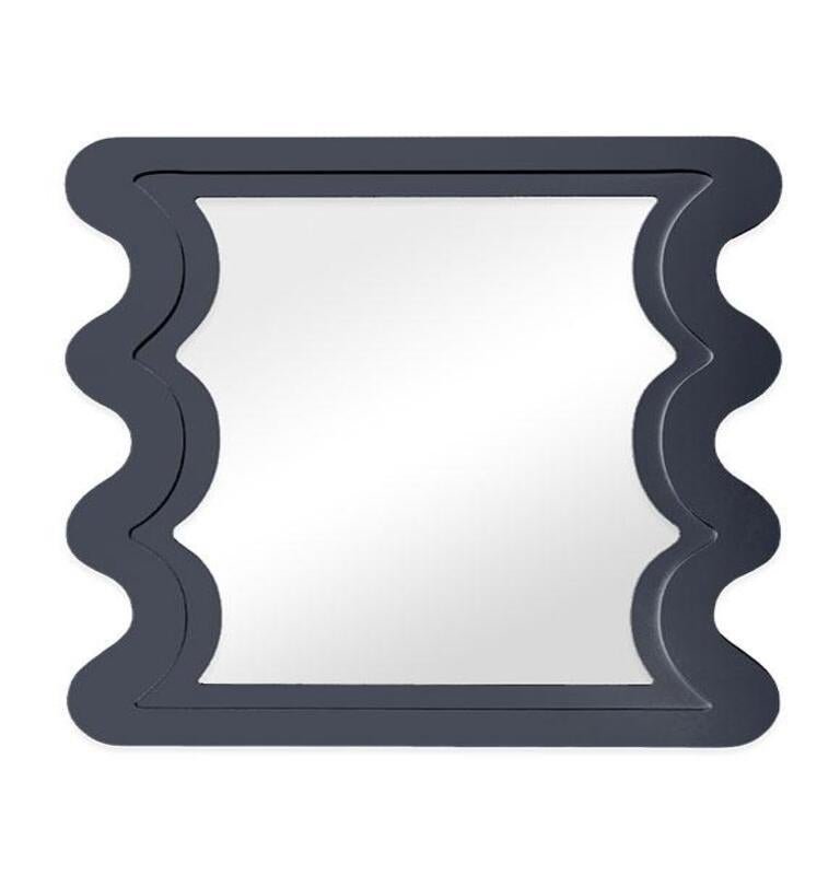 Carnival Mystic Rectangle Mirror in Hale Navy For Sale