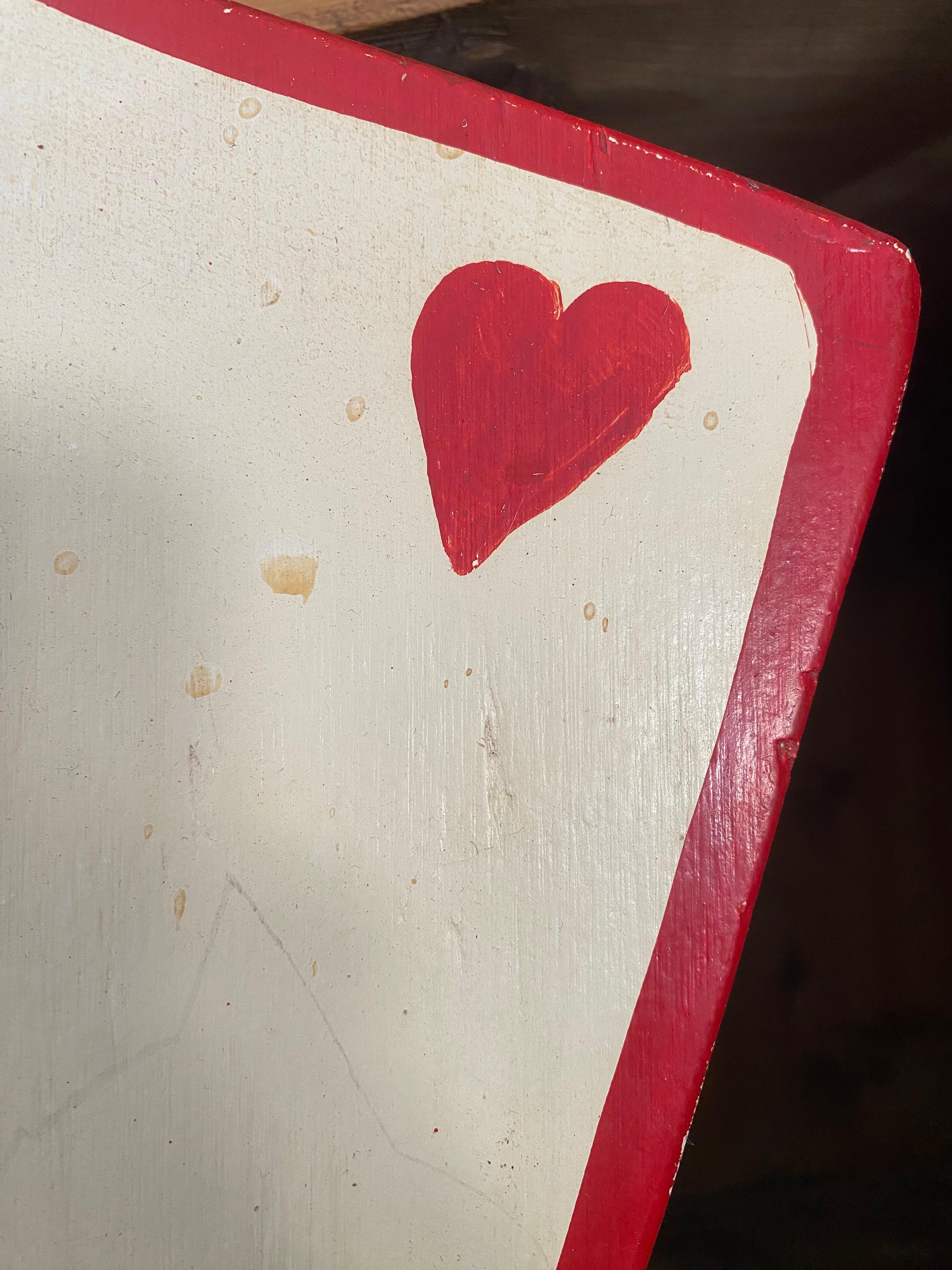 Karnevals-Spielkarten aus bemaltem Holz (20. Jahrhundert) im Angebot